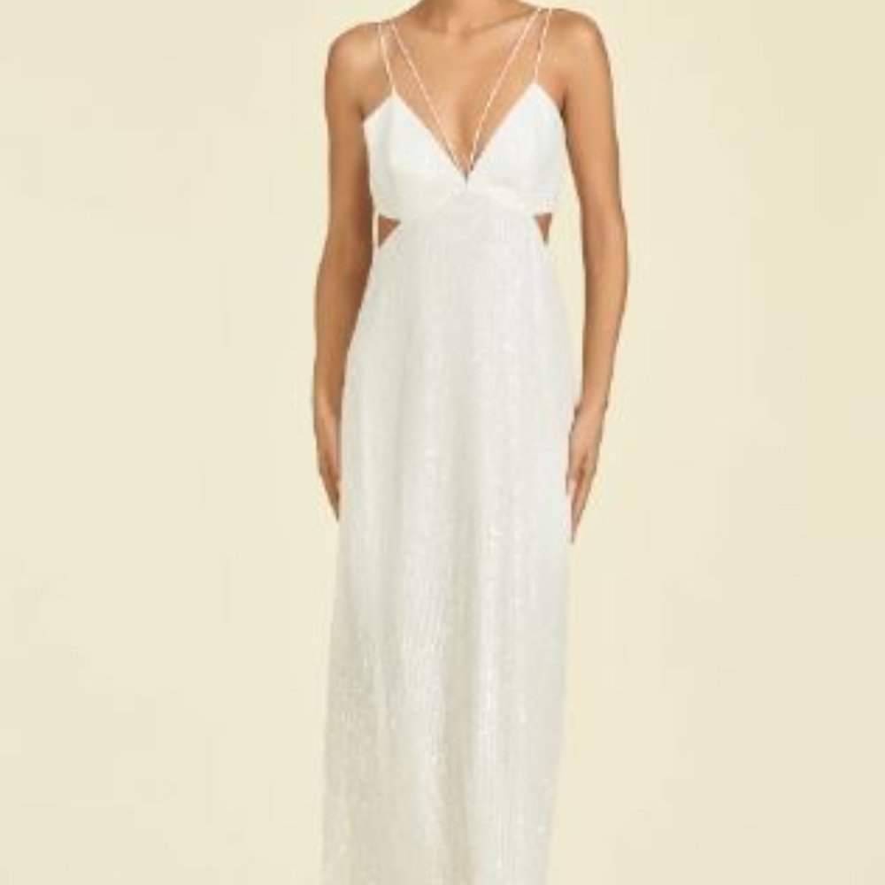 Sachin & Babi - Vivi =Sequin-Embroidered Midi-Dress (size 6)